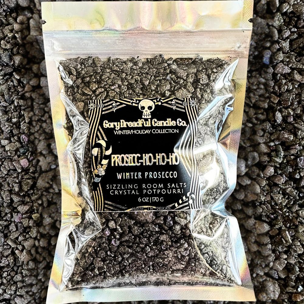 Prosecc-Ho-Ho-Ho Sizzling Room Salt Crystal Potpourri: Winter Prosecco Scent